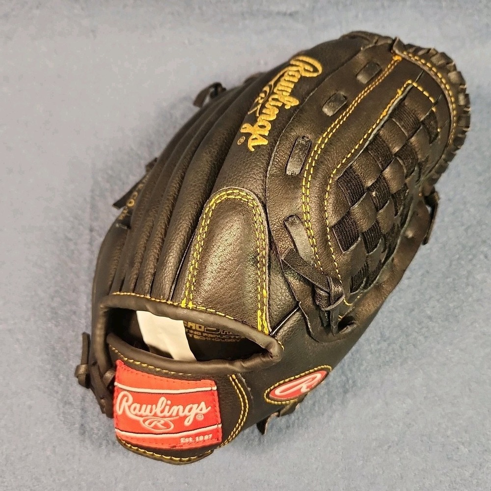 Rawlings Playmaker Series Black Leather Glove 12" Right-Handed Thrower PM1200B